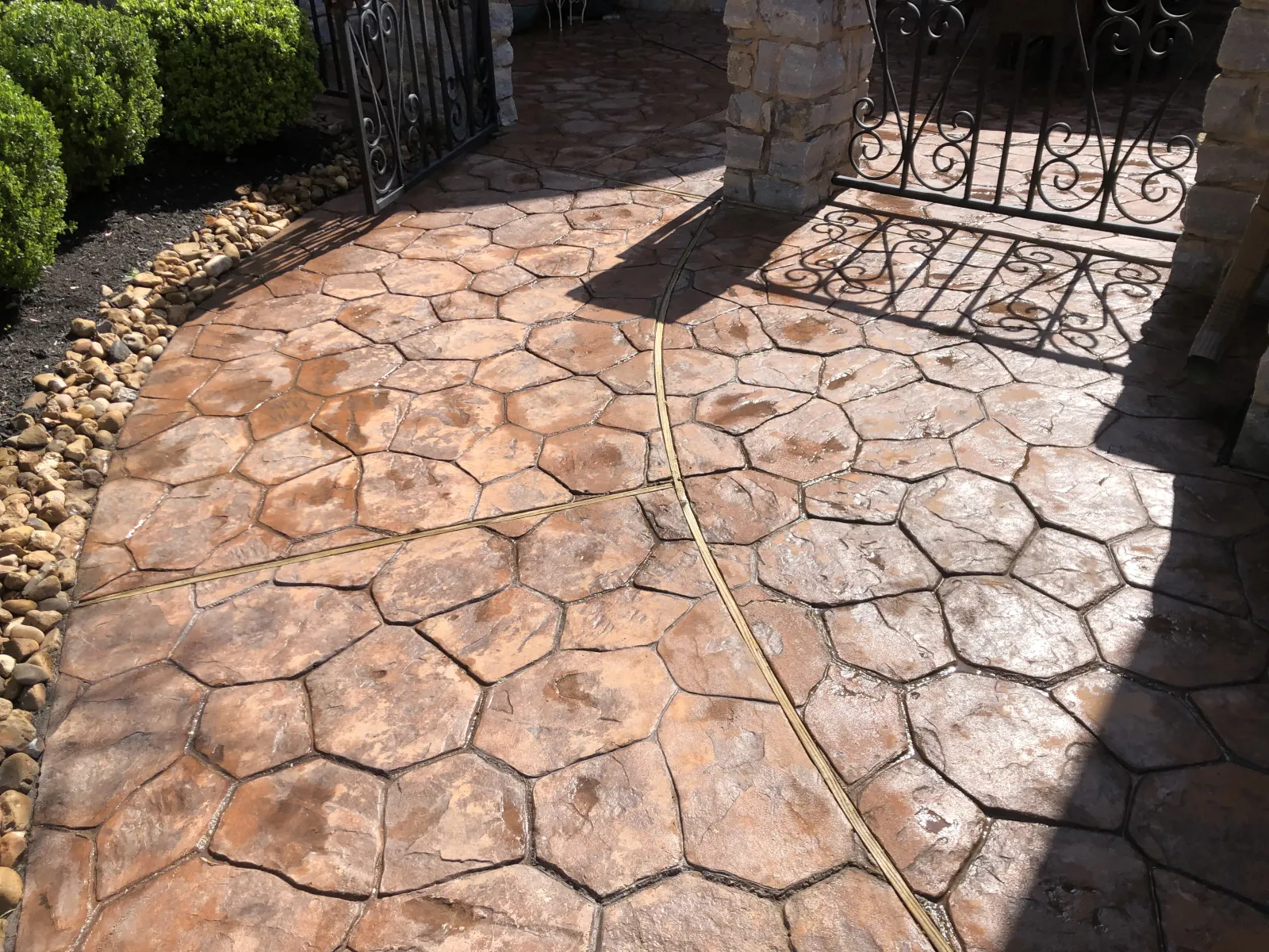 After exterior cleaning