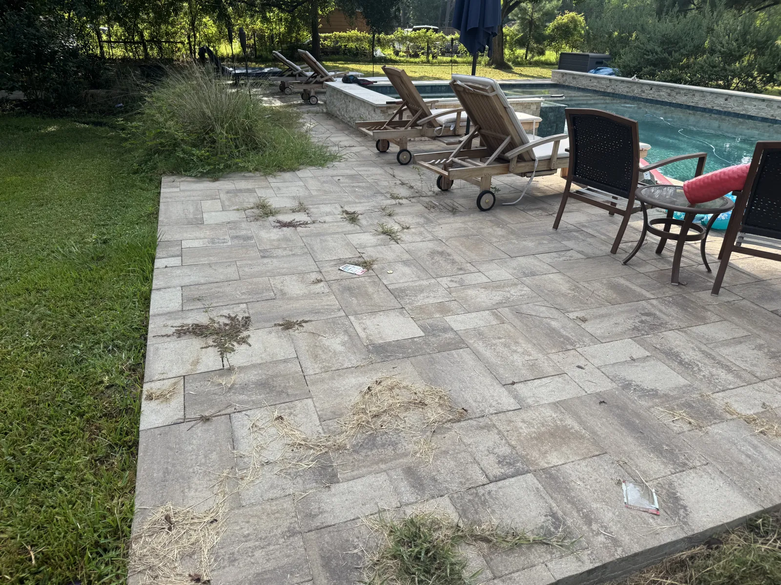 Before exterior cleaning